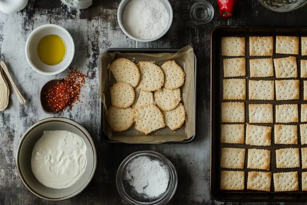 How to make crack crackers ranch recipe step by step